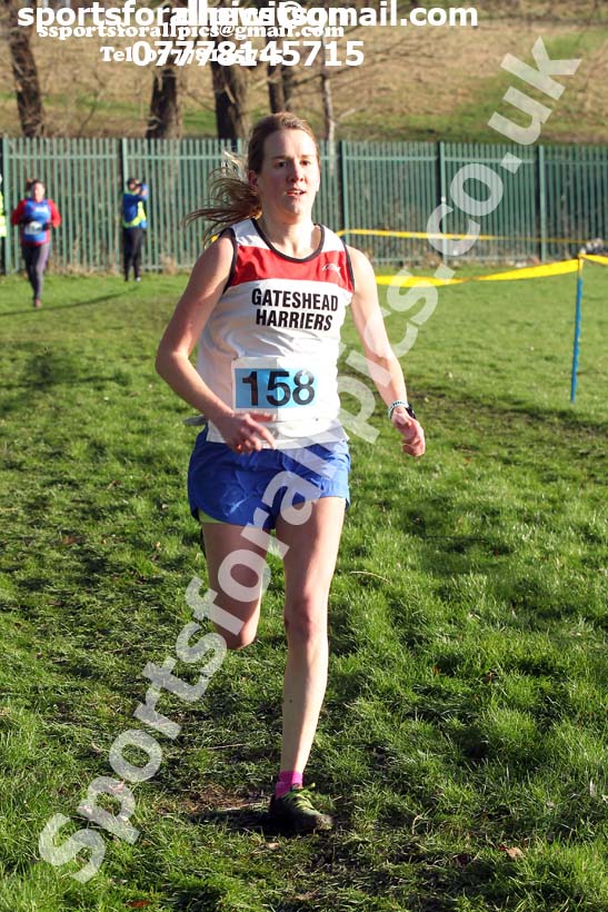Senior womens 2020 Birtley Cross Country Relay, County Durham.  Photo: David T. Hewitson/Sports for All Pics